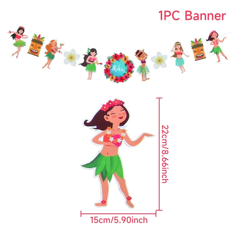 Luau Flamingo Pineapple Summer Wedding Party Birthday Hawaiian Party