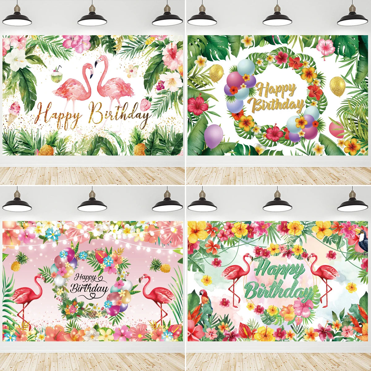 Luau Flamingo Pineapple Summer Wedding Party Birthday Hawaiian Party