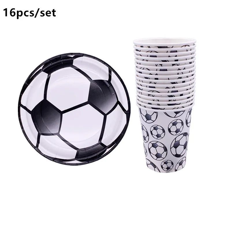 108x180cm Football Soccer Tablecloth Birthday Party Disposable Tableware