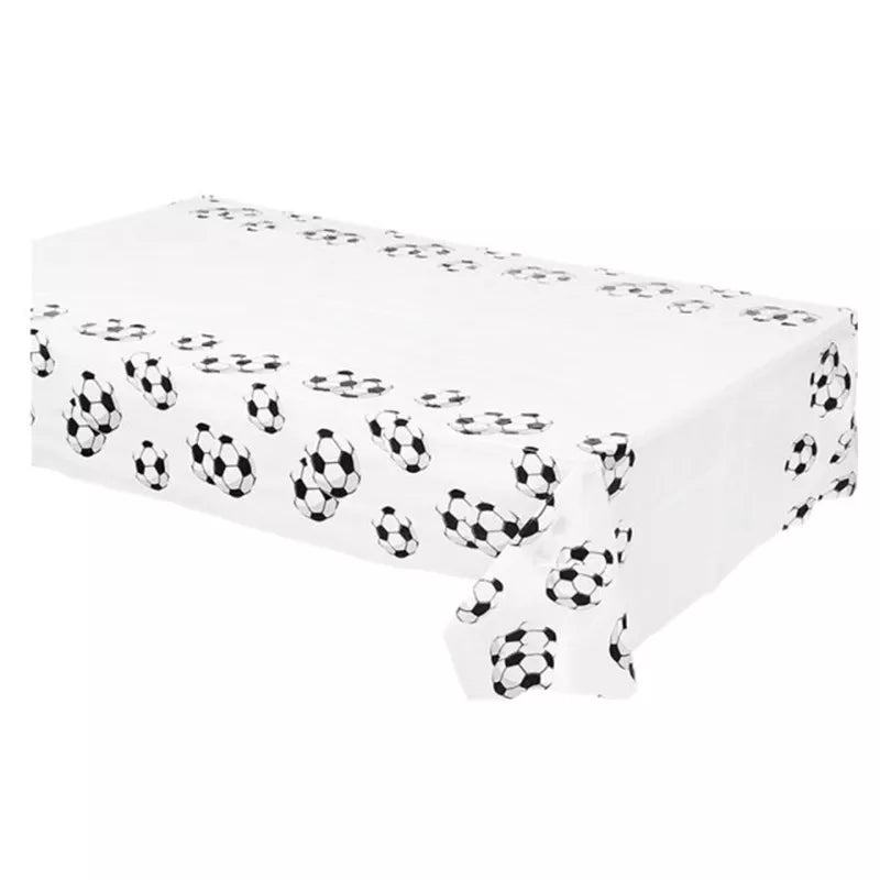 108x180cm Football Soccer Tablecloth Birthday Party Disposable Tableware