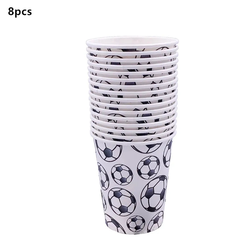 108x180cm Football Soccer Tablecloth Birthday Party Disposable Tableware